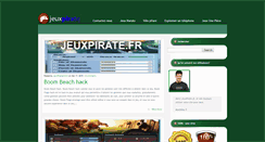 Desktop Screenshot of jeuxpirate.fr